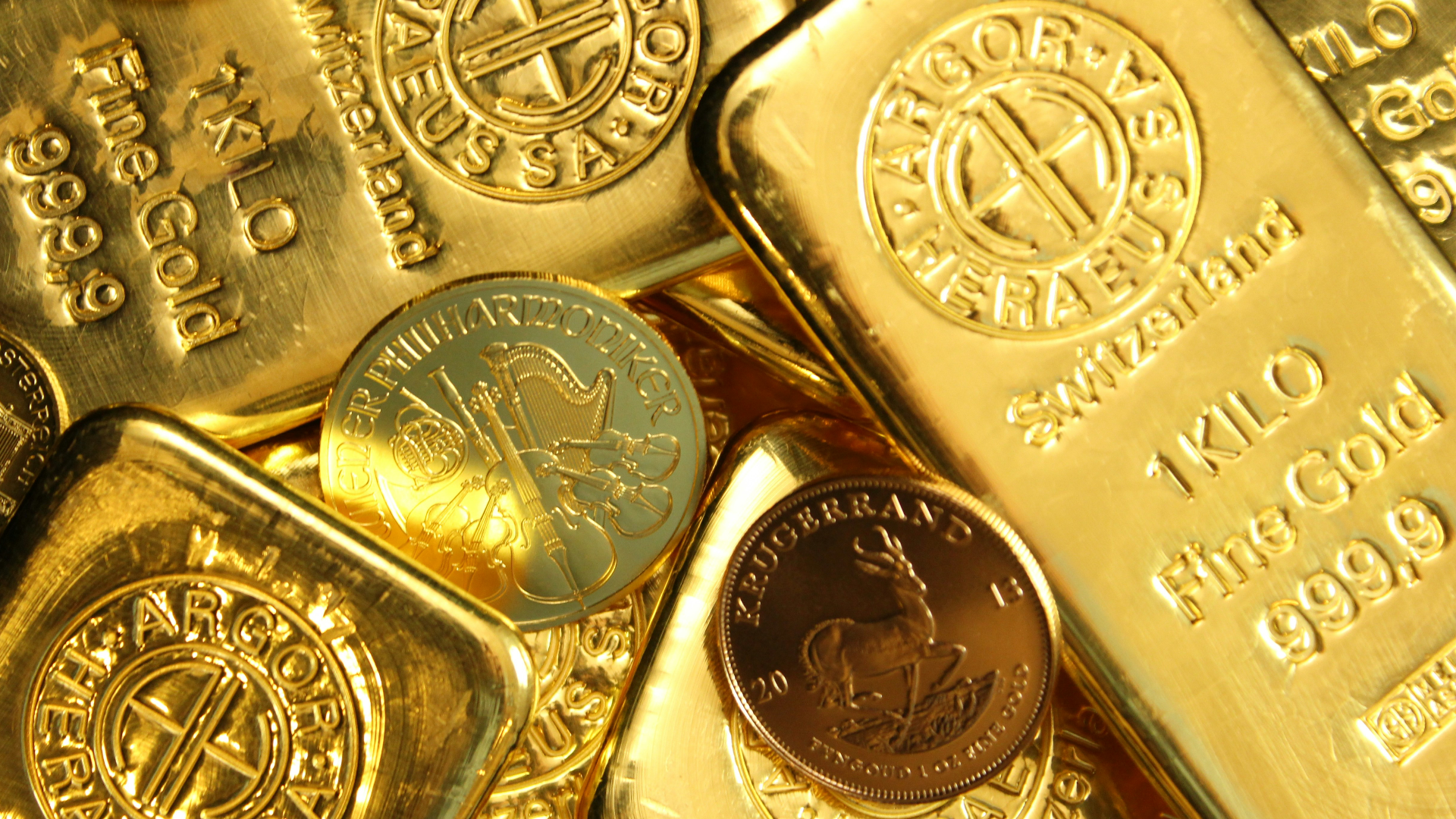 variety of gold bullion